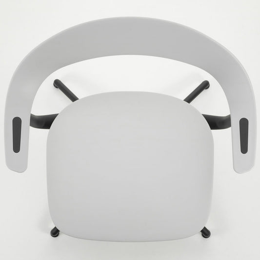 Mynt Chair Plastic | Greywith 4 Star Deep Black Base