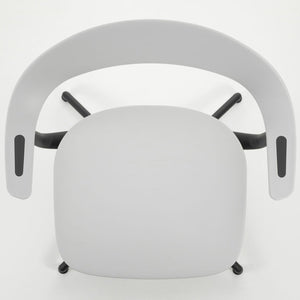 Mynt Chair Plastic | Greywith 4 Star Deep Black Base