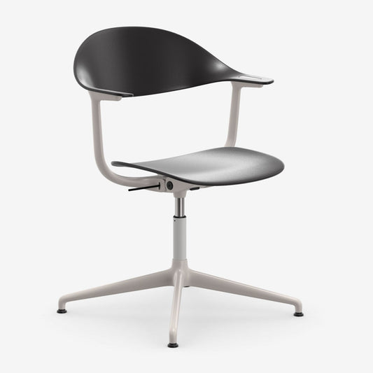 Mynt Chair Plastic | Basic Darkwith 4 Star Soft Light Base