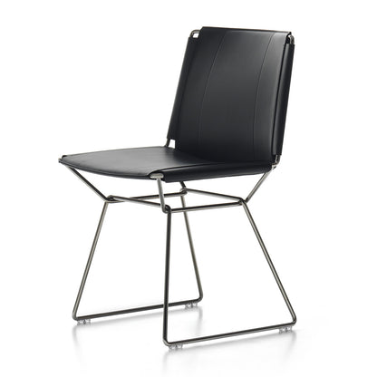 Neil Chair | Black Saddle Hide 02