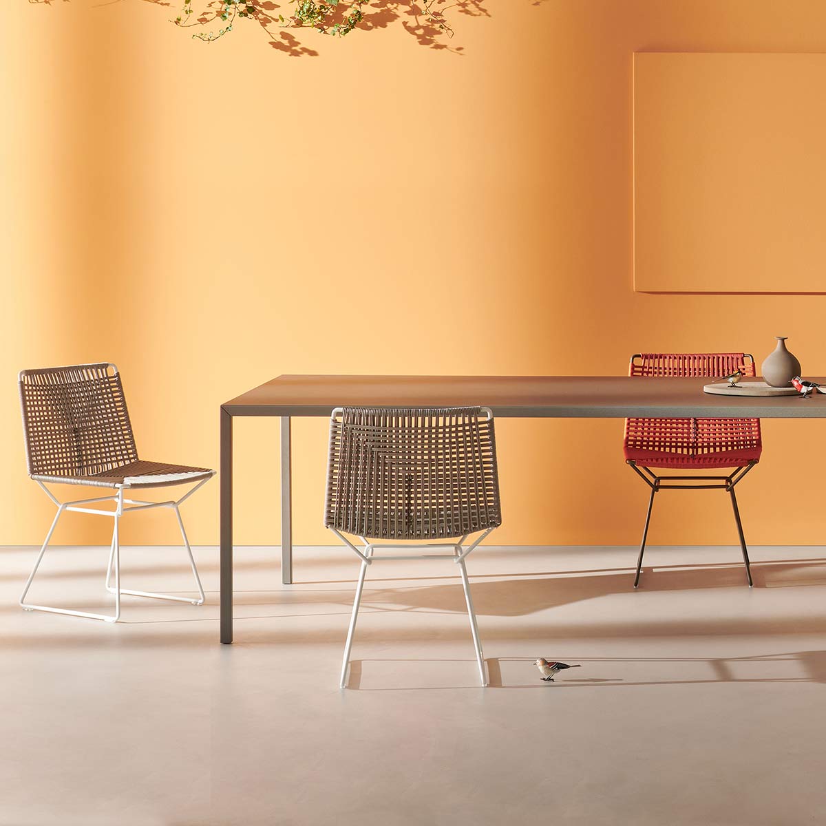 Neil Twist Dining Chair | Anthracite Grey Matt Cord 03