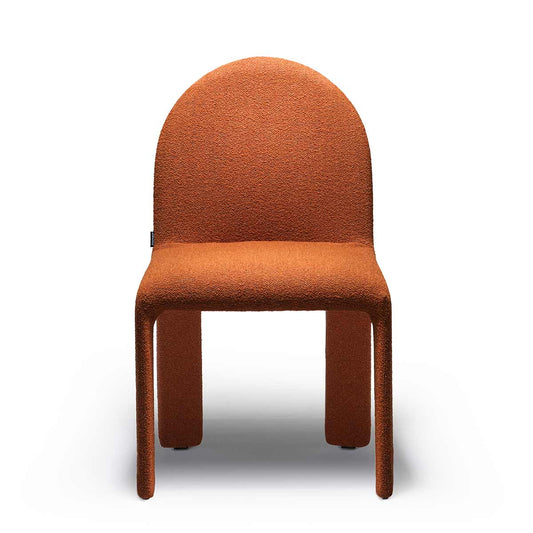 Nellee Dining Chair | Burnt Orange Quantum Fabric