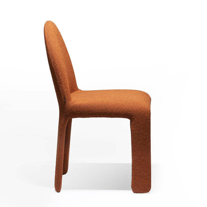 Nellee Dining Chair | Burnt Orange Quantum Fabric