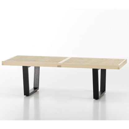 Nelson Bench 1220mm | Natural Ash Slatted Top