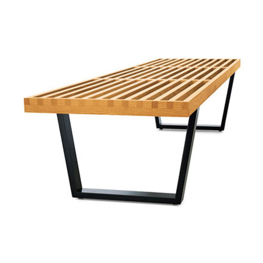 Nelson Bench 1837mm | Natural Ash Slatted Top