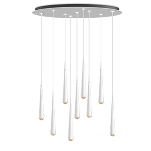 Niceone Rain 9 Light Cluster | White