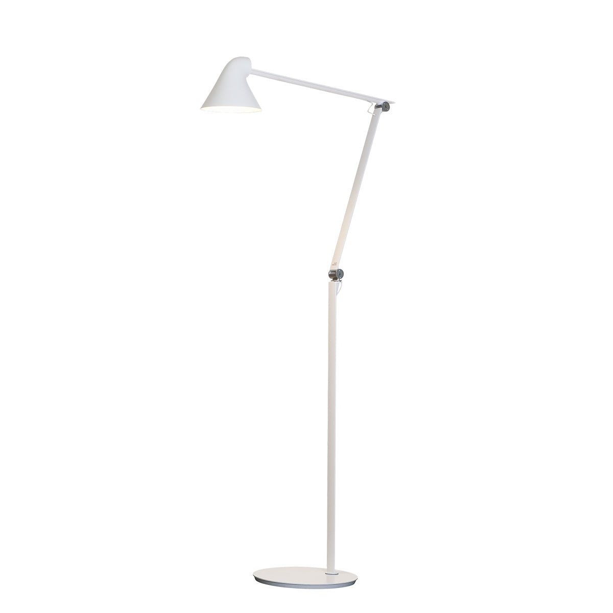 NJP Floor Lamp | White Aluminium