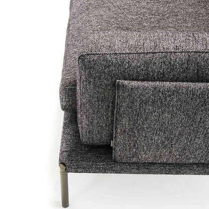 Noah 2 Seat Large Sofa 230cm | Grey Teatro 26908 Velvet