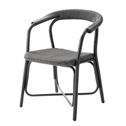 Noble Dining Chair | Dark Grey Soft Rope
