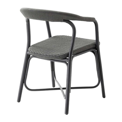 Noble Dining Chair | Dark Grey Soft Rope