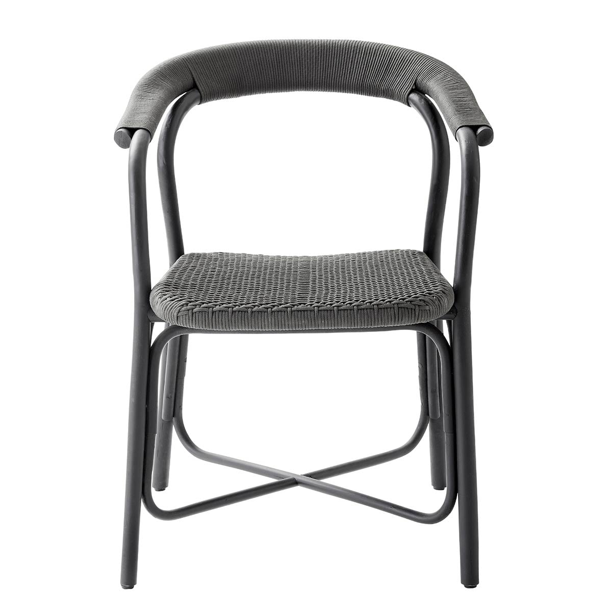 Noble Dining Chair | Dark Grey Soft Rope