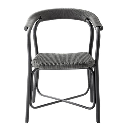 Noble Dining Chair | Dark Grey Soft Rope