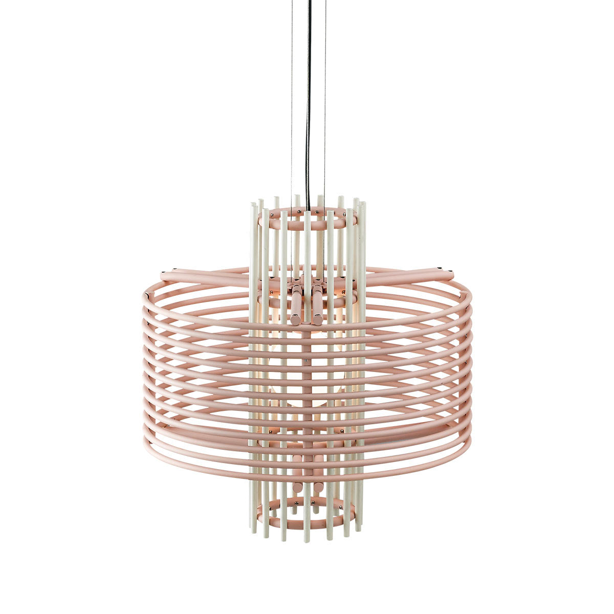 Nova Pendant Light | Blush and Egg White