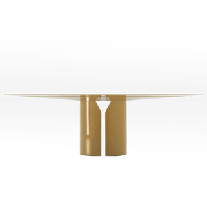 NVL Oval Dining Table | Gloss Lacquered Dune