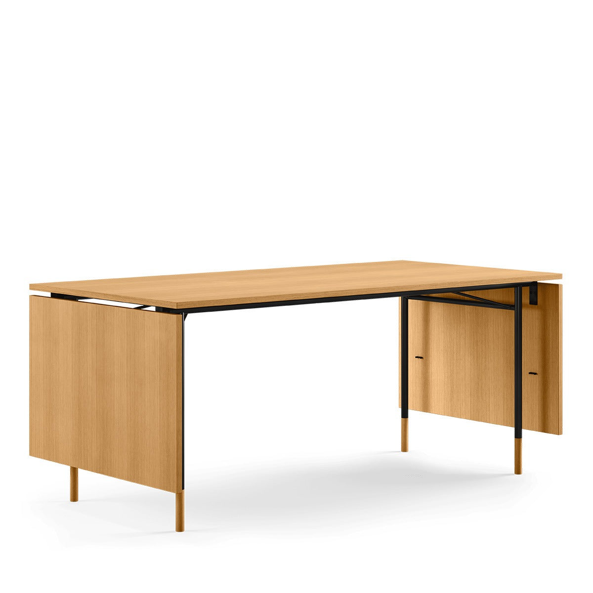 Nyhavn Dining Table Extendable | Oak Dark Oiled Top