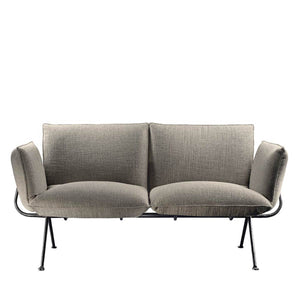 Officina 2 Seat Sofa | Greige Divina Melange 227 Upholstery