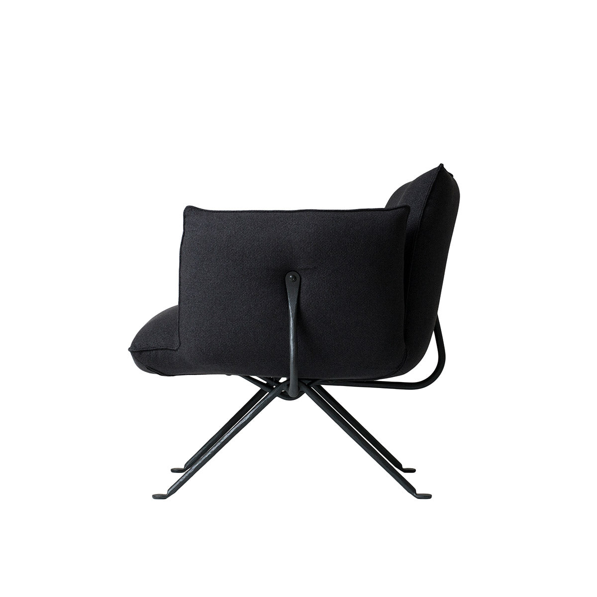 Officina Armchair | Charcoal Divina Melange 180 Upholstery
