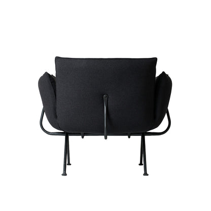 Officina Armchair | Charcoal Divina Melange 180 Upholstery