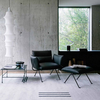 Officina Armchair | Charcoal Divina Melange 180 Upholstery