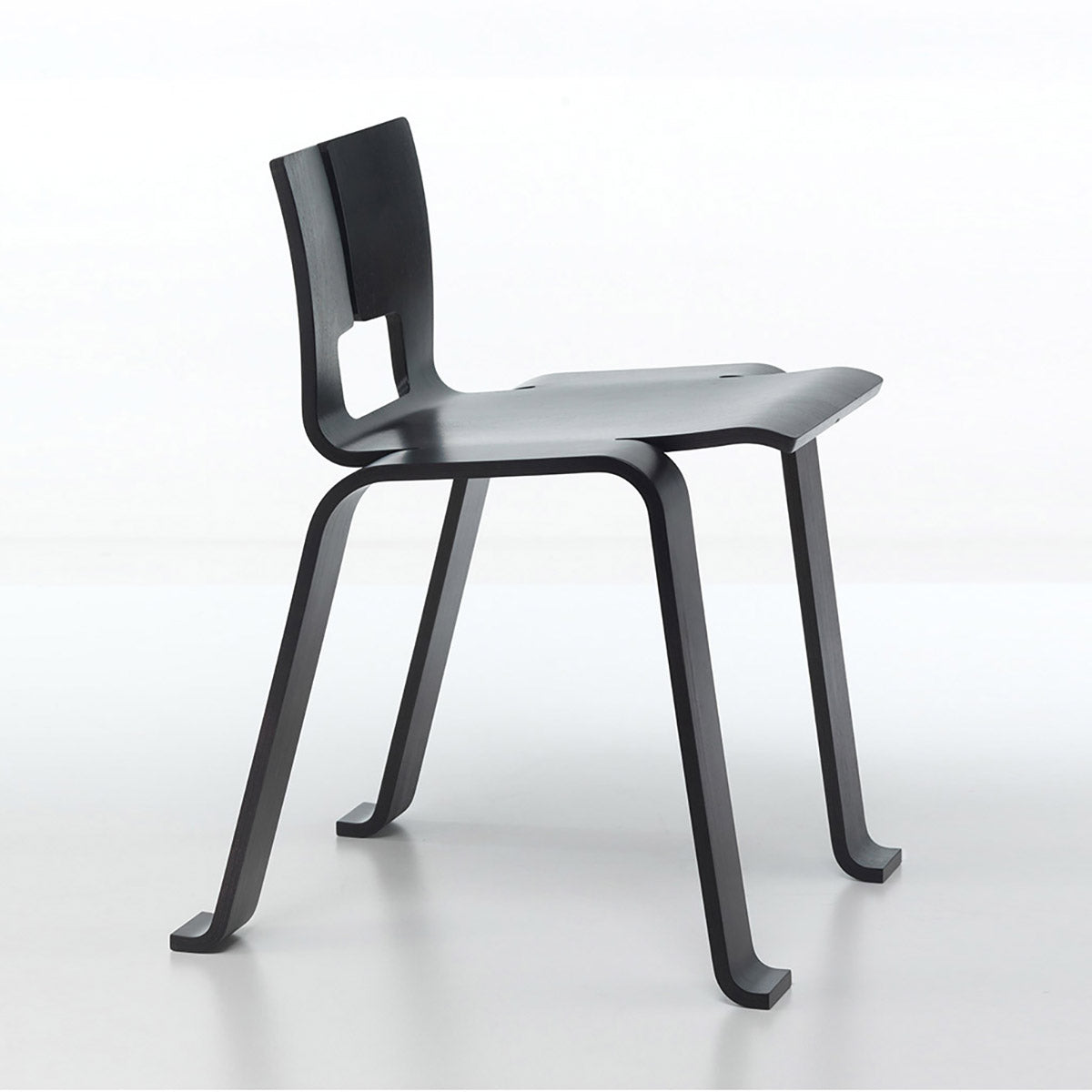 Ombra Tokyo Chair | Black Stained Oak Seat and Frame