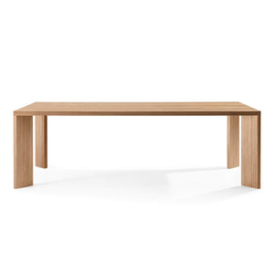 Ordinal Rectangular Dining Table | Natural Oak Top