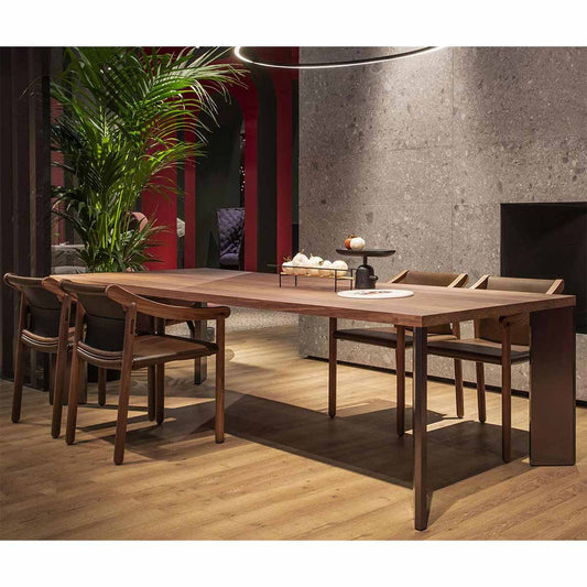 Ordinal Rectangular Dining Table | American Walnut Top