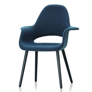 Organic Conference Chair | Cosy 09 Night Blue Wool Upholstery