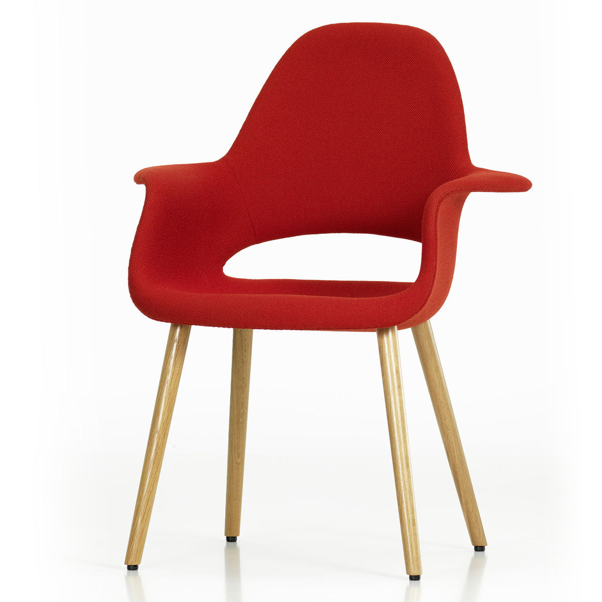Organic Conference Chair | Red/Cognac 96 Hopsak Upholstery