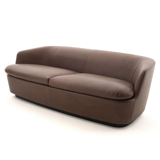 Orla 2 Seat Sofa | Pelle Leather 290 Bordeaux