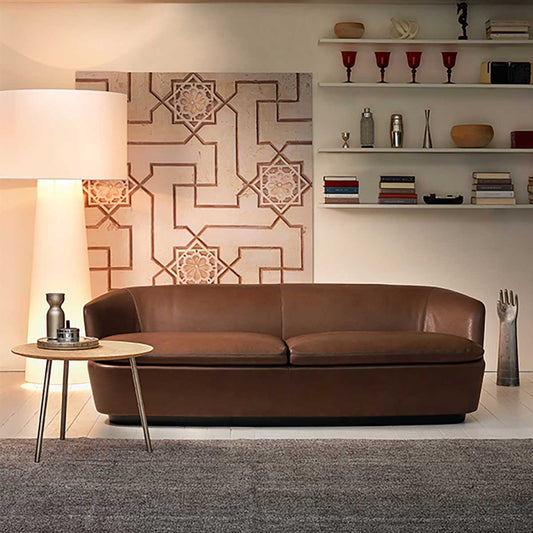 Orla 2 Seat Sofa | Hallingdal Fabric 571H Brown Cream