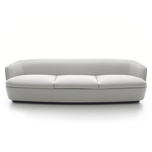 Orla 3 Seat Sofa | Hallingdal Fabric 126 Grey White