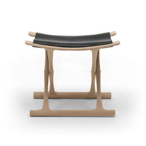 OW2000 Egyptian Stool | Black Saddle Leather