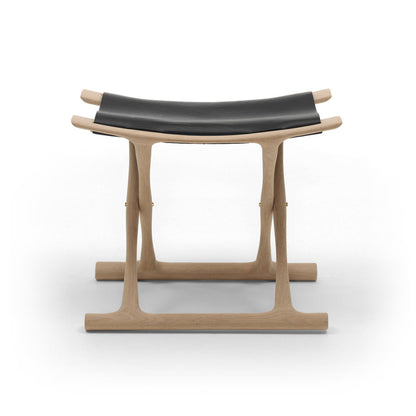 OW2000 Egyptian Stool | Black Saddle Leather