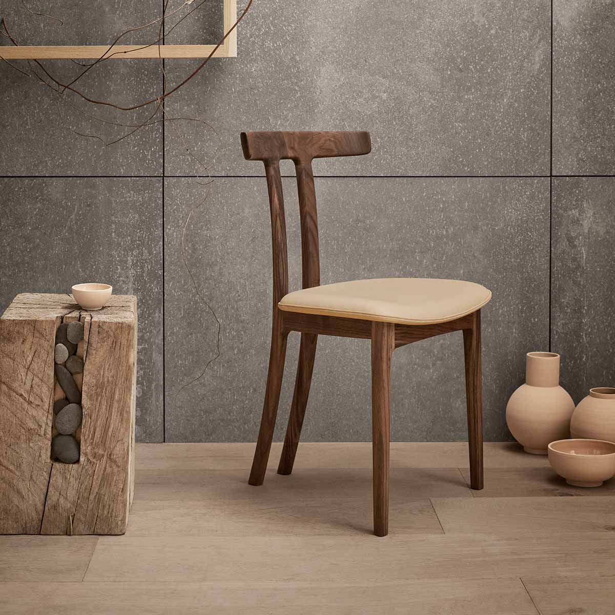 OW58 T-Chair | Leather Sif 90 Natural