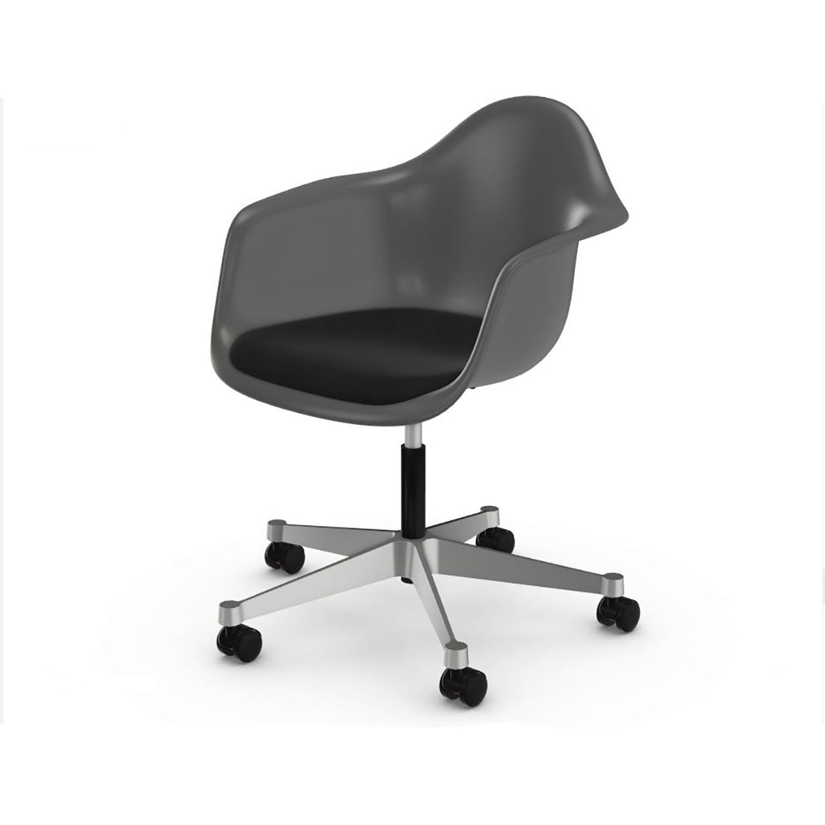 PACC Eames Task Chair | Granite Grey Shell Dark Grey Seat Pad