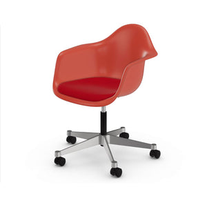 PACC Eames Task Chair | Poppy Red Shell Poppy Red Seat Pad