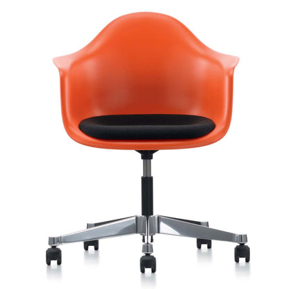 PACC Eames Task Chair | Poppy Red Shell Dark Grey Seat Pad