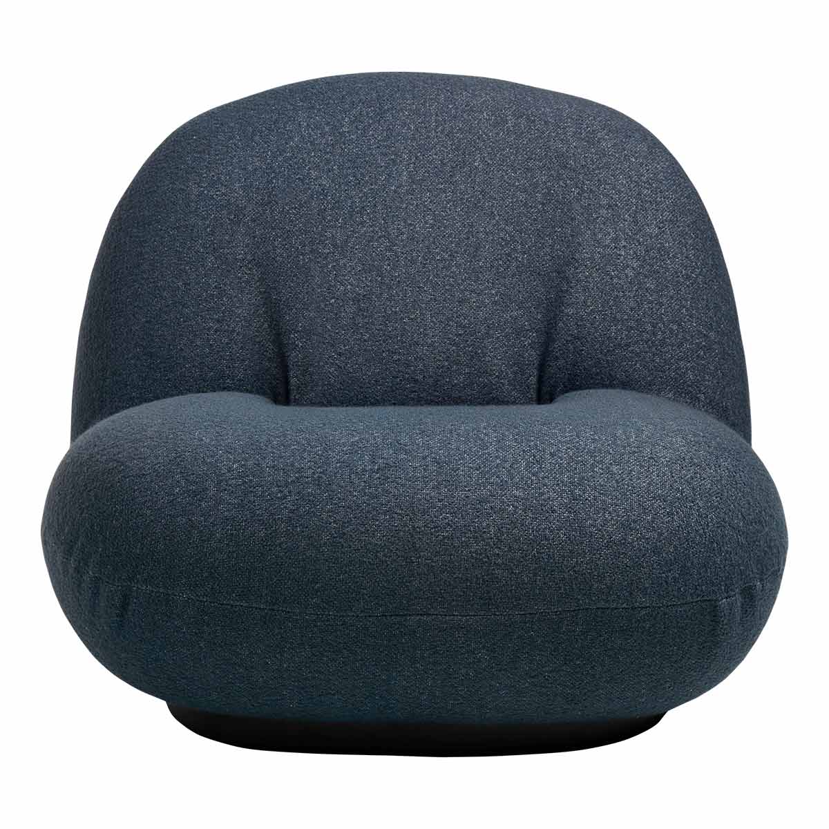Pacha Chair Swivel Base | Pearl 004 Karakorum Fabric