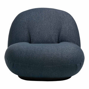 Pacha Chair Swivel Base | Pearl 004 Karakorum Fabric
