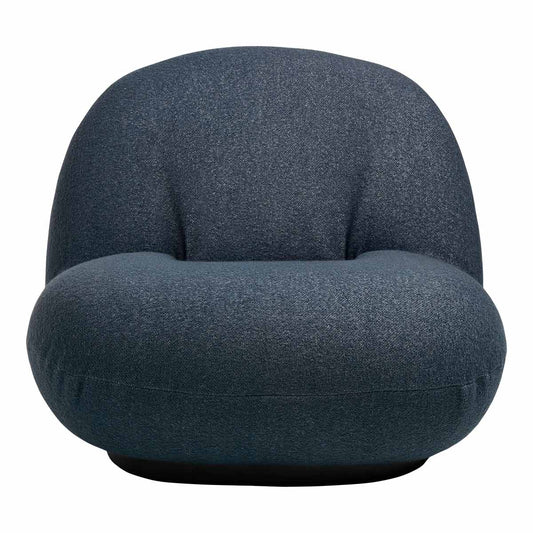Pacha Chair Swivel Base | Pearl 004 Karakorum Fabric
