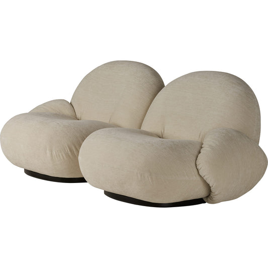 Pacha 2 Seat Sofa | Ivory 001 Karakorum Fabric