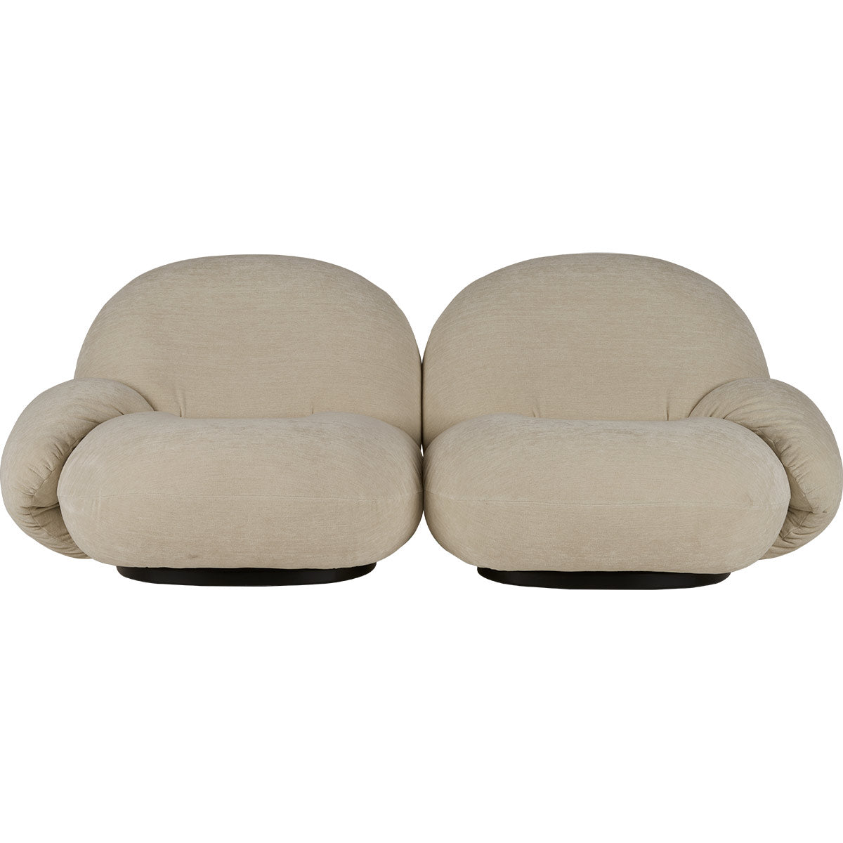 Pacha 2 Seat Sofa | Ivory 001 Karakorum Fabric