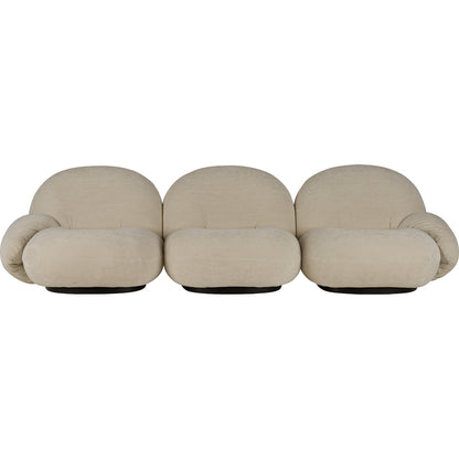Pacha 3 Seat Sofa | Ivory 001 Karakorum Fabric
