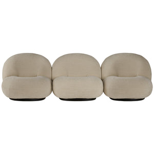Pacha 3 Seat Sofa | Ivory 001 Karakorum Fabric