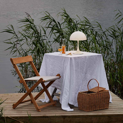 Panthella 250 Portable Lamp | Opal White Acrylic
