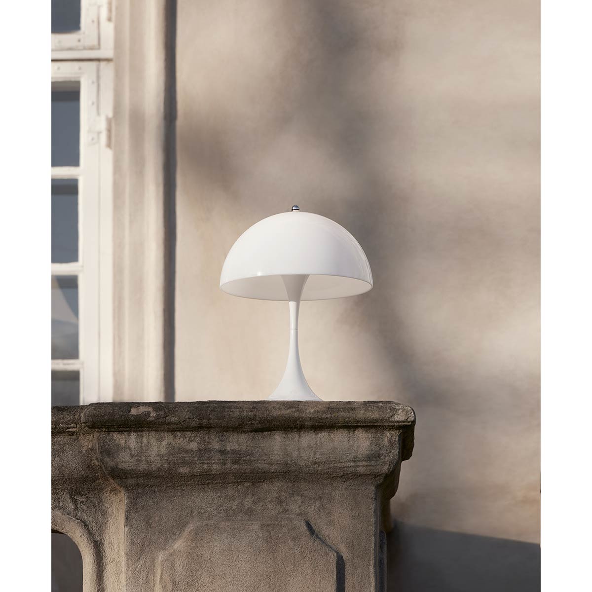 Panthella 250 Portable Lamp | Opal White Acrylic