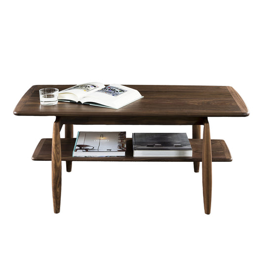 Paperknife Center Table | Ebony Walnut Frame