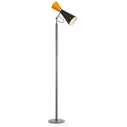 Parliament Floor Lamp | Yellow and Black Shades