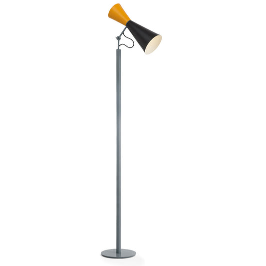 Parliament Floor Lamp | Yellow and Black Shades