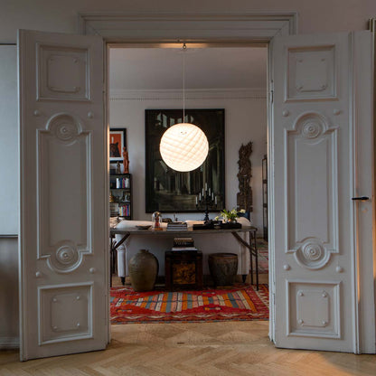 Patera Pendant Lamp | Matt White PVC